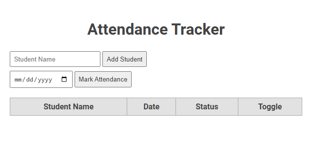 Free Online Tool for Efficient Attendance Tracking in the Classroom