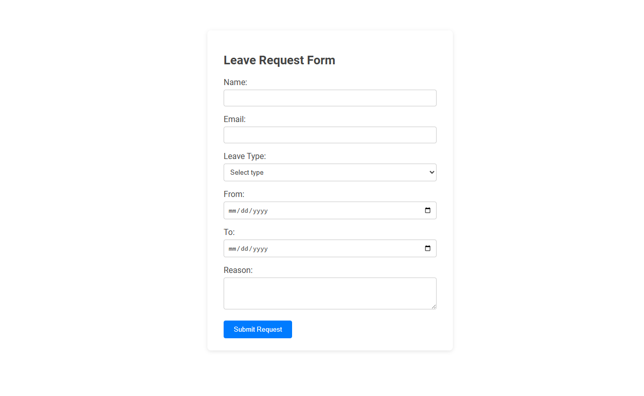 Free Online Tool for Efficient Leave Request Form Management