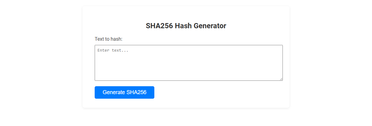 Free Online Tool for SHA256 Hash Generation in Developer Applications