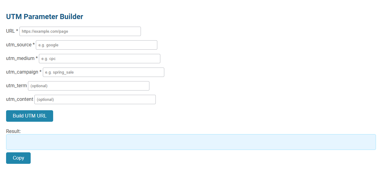 Boost SEO Campaigns with a Free Online Tool for UTM Parameter Building